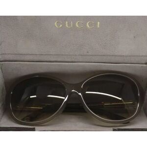 Gucci Women's Brown Bamboo Sunglasses